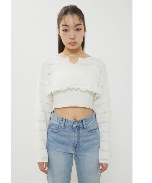 LAGUA GEM（ラグアジェム）の「SURGE LG SHORT KNIT ショート
