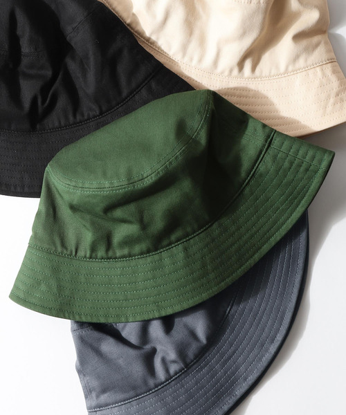 ZIP FIVE(ジップファイブ)の「【ZIP FIVE】ツイルバケットハット(ハット・メンズ・ブラック/ブルー/グリーン/アイボリー・FREE)」の1枚目の写真