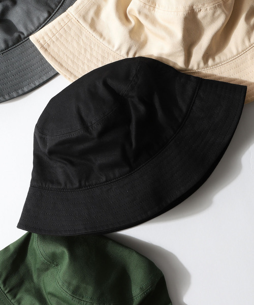ZIP FIVE(ジップファイブ)の「【ZIP FIVE】ツイルバケットハット(ハット・メンズ・ブラック/ブルー/グリーン/アイボリー・FREE)」の3枚目の写真