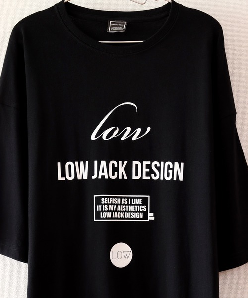 LOW JACK DESIGN（ロウジャックデザイン）の「LOW JACK DESIGN ビッグシルエットTシャツ（Tシャツ/カットソー・メンズ・ブラック系その他/ブラック系その他2・M/XL）」の12枚目の写真
