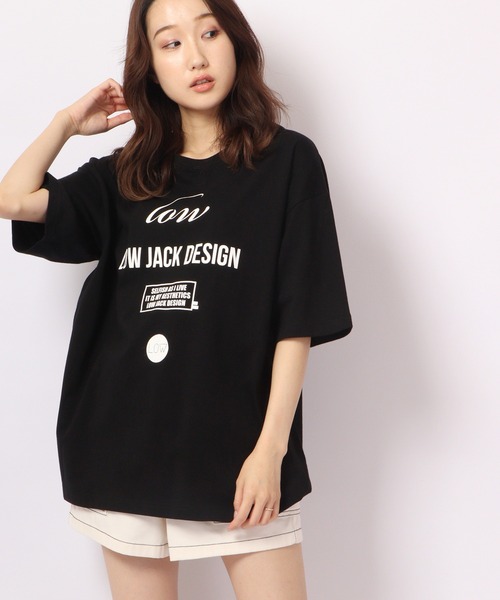 LOW JACK DESIGN（ロウジャックデザイン）の「LOW JACK DESIGN ビッグシルエットTシャツ（Tシャツ/カットソー・メンズ・ブラック系その他/ブラック系その他2・M/XL）」の19枚目の写真