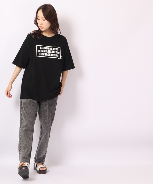 LOW JACK DESIGN（ロウジャックデザイン）の「LOW JACK DESIGN ビッグシルエットTシャツ（Tシャツ/カットソー・メンズ・ブラック系その他/ブラック系その他2・M/XL）」の21枚目の写真