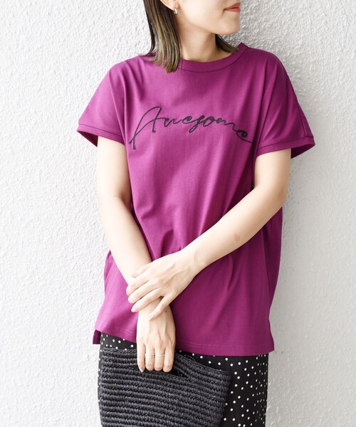 SHIPS（シップス）の「* チェーン エンブロイダリー TEE（Tシャツ