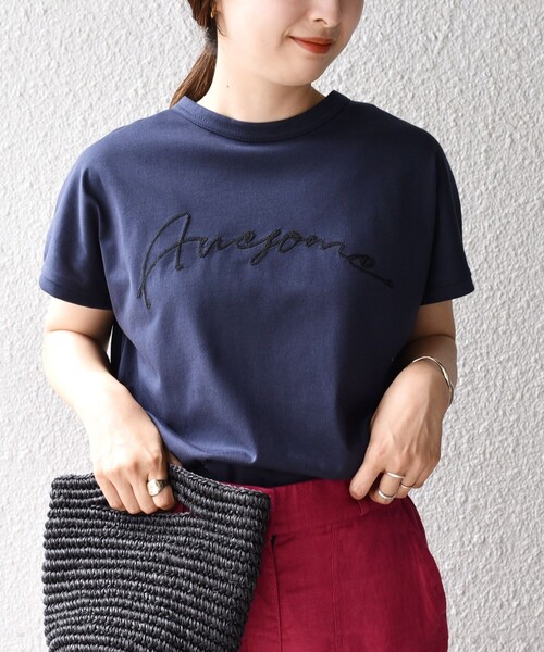 チェーン エンブロイダリー TEE（Tシャツ/カットソー）｜SHIPS
