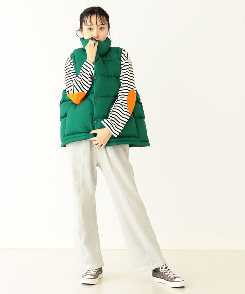 BEAMS BOY（ビームスボーイ）の「BEAMS BOY / エルボーパッチ バスク ロングスリーブ カットソー 22FW（Tシャツ/カットソー・レディース・オフホワイト/その他/その他1/ホワイト系その他7・ONE SIZE）」の5枚目の写真