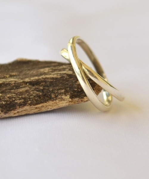 【MANANAS 】マナナス/ Double Cross Ring（リング）｜MANANAS（マナナス）