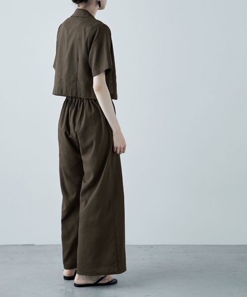 半袖シャツ&ワイドパンツ セットアップ（セットアップ）｜etoll