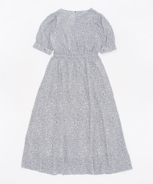 Te chichi TERRASSE(テチチテラス)の「花柄カシュクールワンピース(ワンピース・レディース・ブラック/グリーン/ブルー・フリ-)」の4枚目の写真