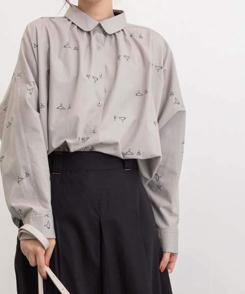 POU DOU DOU（プードゥドゥ）の「ボックスプリーツロングスカート（スカート・レディース・ブラック/スミクロ/ライトベージュ・3）」の11枚目の写真