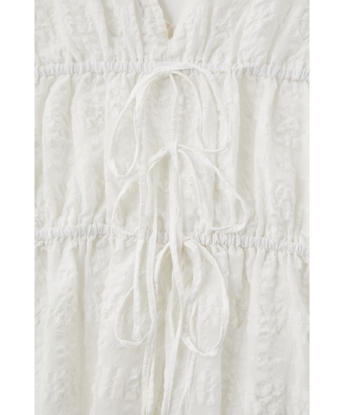 MOUSSY（マウジー）の「GATHERED SLEEVELESS ブラウス（シャツ/ブラウス・レディース・ブラック/ダークブラウン/オフホワイト・FREE）」の10枚目の写真