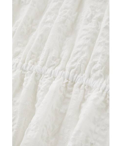 MOUSSY（マウジー）の「GATHERED SLEEVELESS ブラウス（シャツ/ブラウス・レディース・ブラック/ダークブラウン/オフホワイト・FREE）」の8枚目の写真