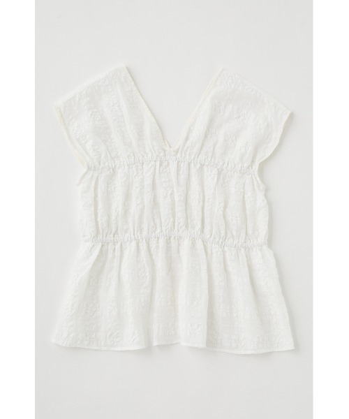 MOUSSY（マウジー）の「GATHERED SLEEVELESS ブラウス（シャツ/ブラウス・レディース・ブラック/ダークブラウン/オフホワイト・FREE）」の16枚目の写真