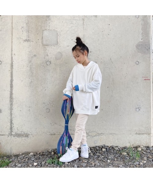 ZERO standerd（ゼロスタンダード）の「ゼロスタンダード パ－カー（パーカー・キッズ・ピンク/ブラック/グリーン/ブラウン/オフホワイト/アイボリー/カーキ/チャコールグレー・150cm/130cm/120cm/160cm/140cm/110cm）」の2枚目の写真
