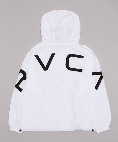 RVCA(ルーカ)の「RVCA/ルーカ ビッグシルエット/オーバーサイズ/撥水ナイロンジャケット BC044-767(ナイロンジャケット・レディース・ホワイト/ブラック・M/S)」の3枚目の写真