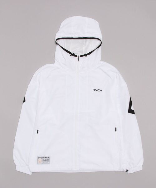 RVCA(ルーカ)の「RVCA/ルーカ ビッグシルエット/オーバーサイズ/撥水ナイロンジャケット BC044-767(ナイロンジャケット・レディース・ホワイト/ブラック・M/S)」の17枚目の写真