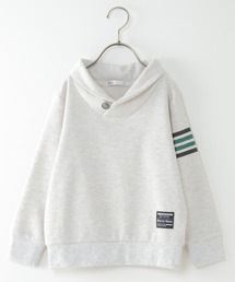 ikka（イッカ）の「コンチョボタンショール襟トレーナー（100~160cm）（スウェット・キッズ）」