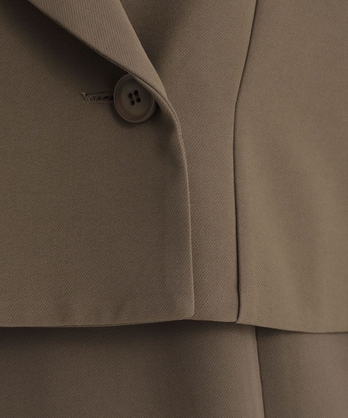 Andemiu（アンデミュウ）の「クロップドテーラードジャケット162223（テーラードジャケット・レディース・ブラック/ブルー/ブラウン・FREE）」の18枚目の写真