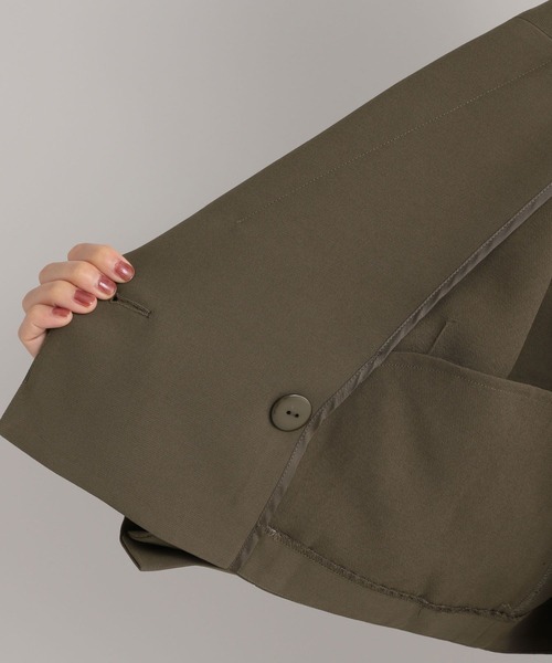 Andemiu（アンデミュウ）の「クロップドテーラードジャケット162223（テーラードジャケット・レディース・ブラック/ブルー/ブラウン・FREE）」の19枚目の写真