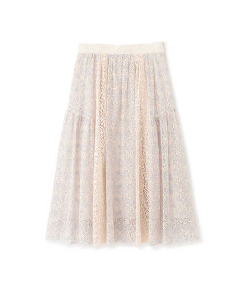 JILL STUART（ジルスチュアート）の「ボタニカルダイレーススカート（スカート・レディース・ブルー・4/0）」の2枚目の写真