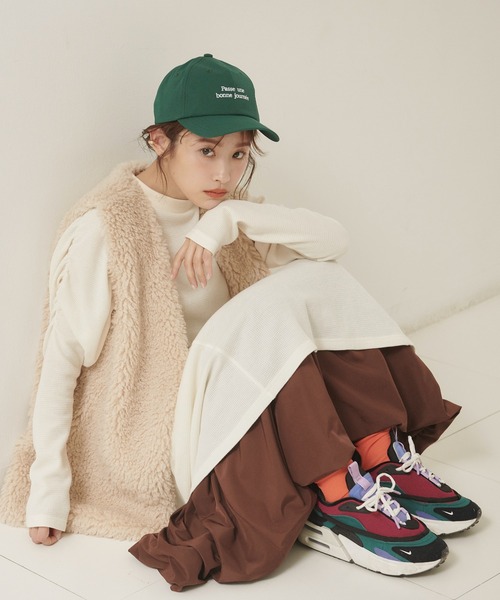 vis-`a-vis（ビサビ）の「【WEB限定】【高橋愛コラボ】【洗える】袖ボリュームワンピース＆サテンぺチスカートセット（ワンピース・レディース・ブラウン系その他/ホワイト/ダークブラウン・FREE）」の11枚目の写真