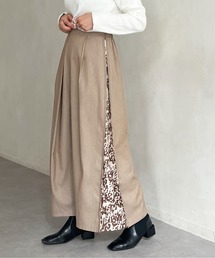 Chez toi | サイド柄ワイドパンツ(その他パンツ)
