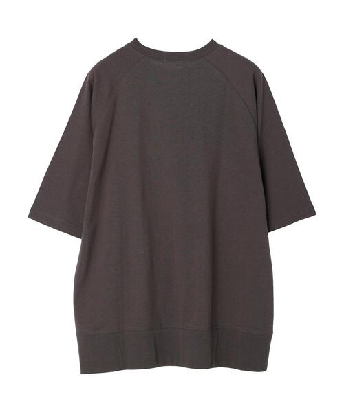 Green Parks(グリーンパークス)の「7分袖オーバーサイズラグランチュニック(Tシャツ/カットソー・レディース・ブラウン/イエロー/ダークグレー/オフホワイト・FREE)」の7枚目の写真