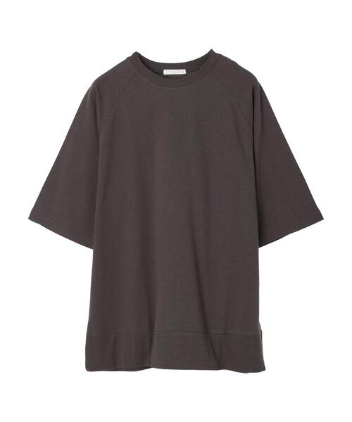 Green Parks(グリーンパークス)の「7分袖オーバーサイズラグランチュニック(Tシャツ/カットソー・レディース・ブラウン/イエロー/ダークグレー/オフホワイト・FREE)」の16枚目の写真