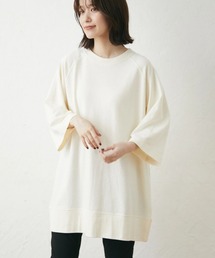 Green　Parks | 7分袖オーバーサイズラグランチュニック(Tシャツ/カットソー)