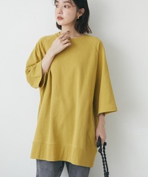Green　Parks | 7分袖オーバーサイズラグランチュニック(Tシャツ/カットソー)
