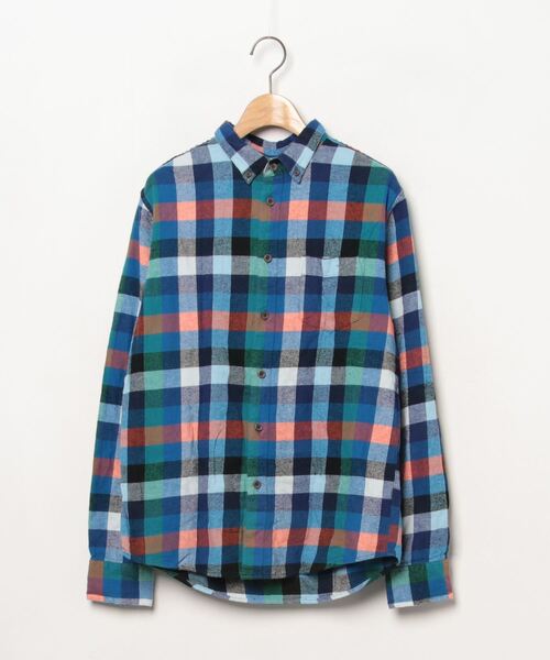 ブランド古着 チェック柄長袖ネルシャツ シャツ ブラウス Design Tshirts Store Graniph デザイン ティーシャツ ストア グラニフ のファッション通販 Zozoused