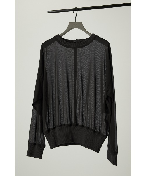 RIM.ARK（リムアーク）の「Sheer rib docking tops（シャツ/ブラウス