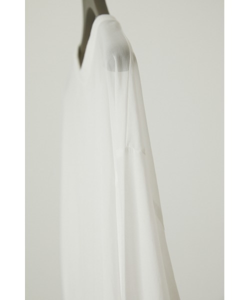 RIM.ARK（リムアーク）の「Sheer rib docking tops（シャツ/ブラウス 