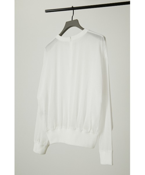 RIM.ARK（リムアーク）の「Sheer rib docking tops（シャツ/ブラウス