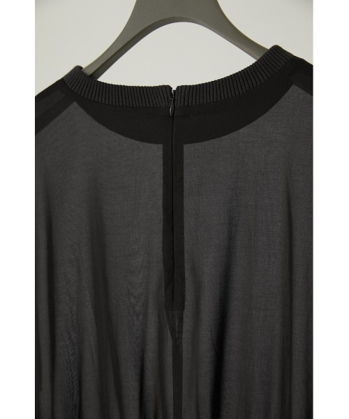 RIM.ARK（リムアーク）の「Sheer rib docking tops（シャツ/ブラウス 