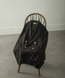 NILWAY | 金ボタンダブルブレストルーズテーラードジャケット/ブレザー/セットアップ可(テーラードジャケット)