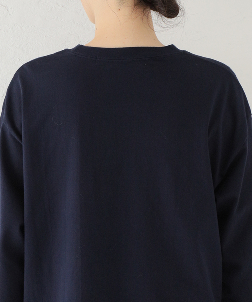 FRAMeWORK（フレームワーク）の「カバーページロゴロンT（Tシャツ/カットソー・レディース・ホワイト/ネイビー/チャコールグレー・FREE）」の16枚目の写真