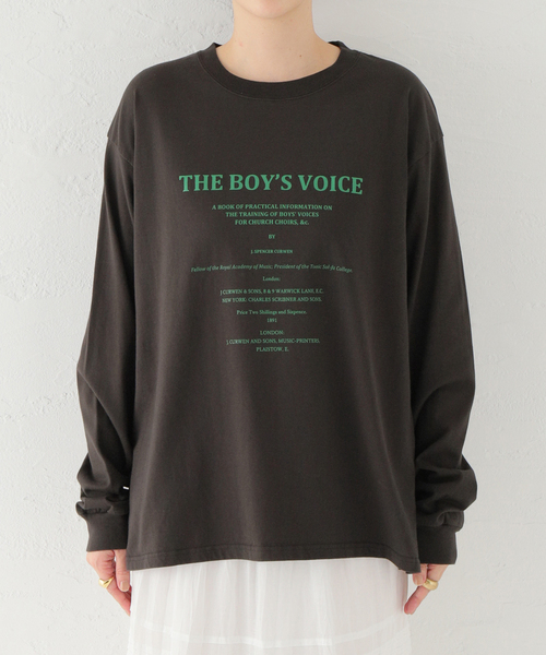FRAMeWORK（フレームワーク）の「カバーページロゴロンT（Tシャツ/カットソー・レディース・ホワイト/ネイビー/チャコールグレー・FREE）」の22枚目の写真
