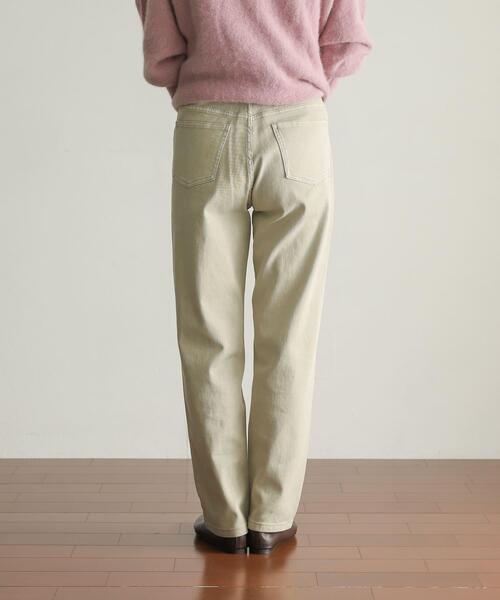 値下不可 新品 アーバンリサーチ ドアーズ アスデル染めストレートパンツ M DOORS URBAN RESEARCH DOORS（アーバンリサーチドアーズ）の「アスデル染め