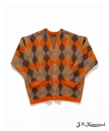 【J.S.Homestead】5G KID-MOHAIR WJQ RETRO ARGYLE C/D