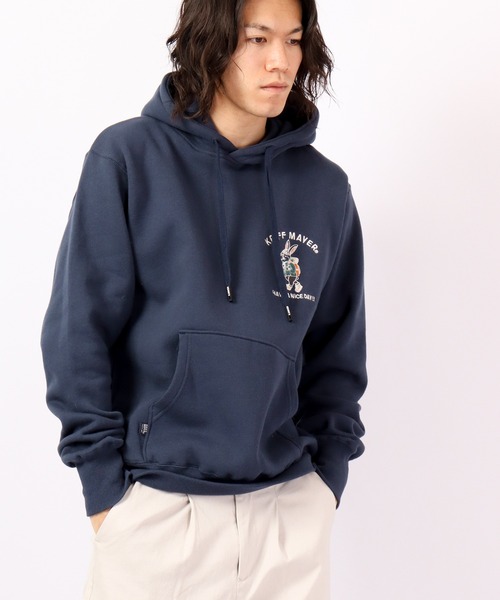 KRIFF MAYER（クリフメイヤー）の「KRIFF MAYER Camp rabbit brushed lining pullover hoodie / キャンプラビット裏起毛プルオーバーパーカー unisex（パーカー・メンズ・チャコール/モカ/ネイビー/グリーン/レンガ/ナチュラル/グレー・M/L/XL）」の14枚目の写真