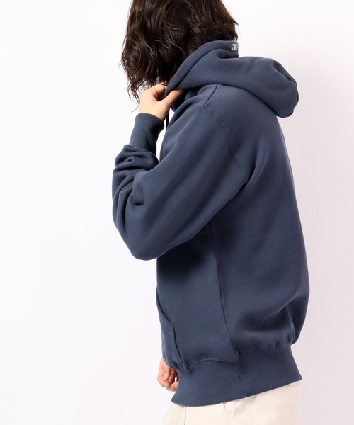 KRIFF MAYER（クリフメイヤー）の「KRIFF MAYER Camp rabbit brushed lining pullover hoodie / キャンプラビット裏起毛プルオーバーパーカー unisex（パーカー・メンズ・チャコール/モカ/ネイビー/グリーン/レンガ/ナチュラル/グレー・M/L/XL）」の15枚目の写真