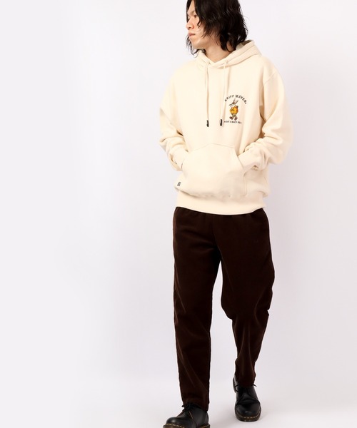 KRIFF MAYER（クリフメイヤー）の「KRIFF MAYER Camp rabbit brushed lining pullover hoodie / キャンプラビット裏起毛プルオーバーパーカー unisex（パーカー・メンズ・チャコール/モカ/ネイビー/グリーン/レンガ/ナチュラル/グレー・M/L/XL）」の9枚目の写真