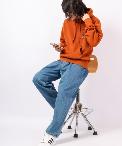 KRIFF MAYER（クリフメイヤー）の「KRIFF MAYER Camp rabbit brushed lining pullover hoodie / キャンプラビット裏起毛プルオーバーパーカー unisex（パーカー・メンズ・チャコール/モカ/ネイビー/グリーン/レンガ/ナチュラル/グレー・M/L/XL）」の21枚目の写真