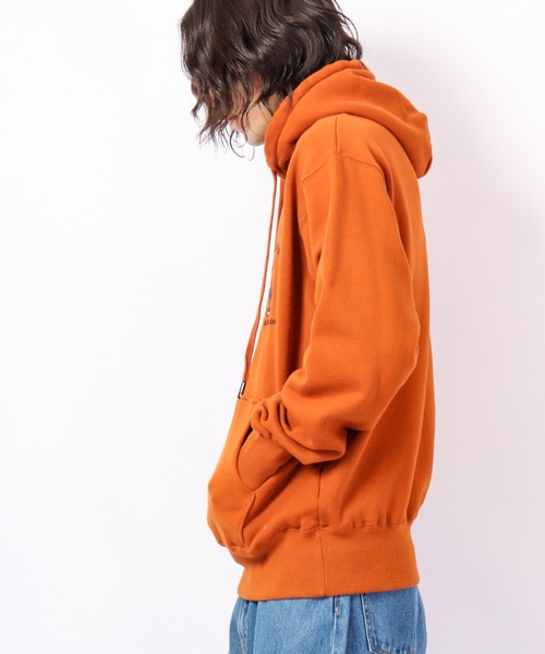 KRIFF MAYER（クリフメイヤー）の「KRIFF MAYER Camp rabbit brushed lining pullover hoodie / キャンプラビット裏起毛プルオーバーパーカー unisex（パーカー・メンズ・チャコール/モカ/ネイビー/グリーン/レンガ/ナチュラル/グレー・M/L/XL）」の19枚目の写真