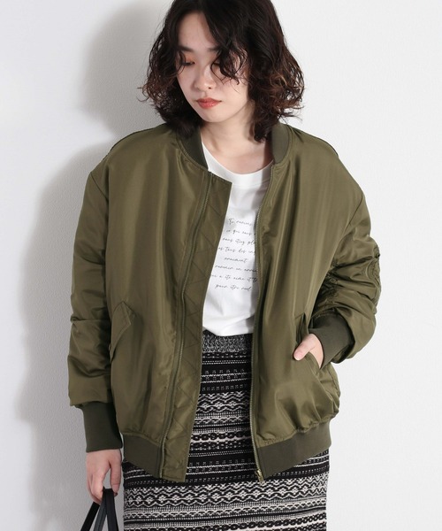 cepo(セポ)の「MA-1ジャケット(MA-1・レディース・ブラック/オリーブ・M)」の19枚目の写真