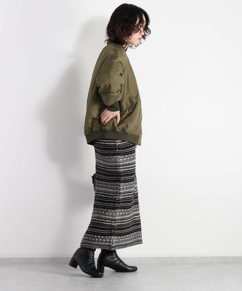 cepo(セポ)の「MA-1ジャケット(MA-1・レディース・ブラック/オリーブ・M)」の17枚目の写真