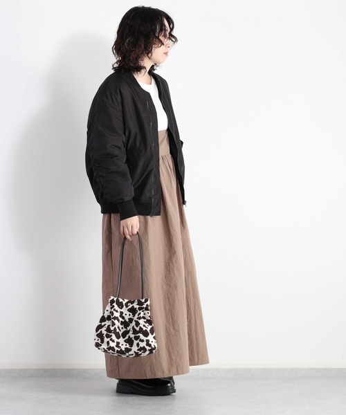 cepo(セポ)の「MA-1ジャケット(MA-1・レディース・ブラック/オリーブ・M)」の14枚目の写真