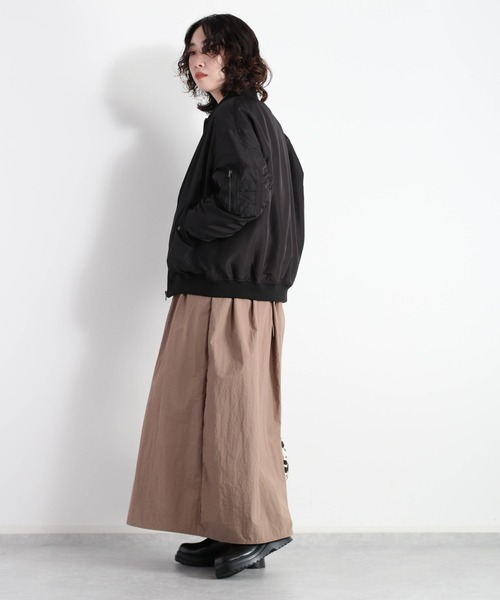 cepo(セポ)の「MA-1ジャケット(MA-1・レディース・ブラック/オリーブ・M)」の12枚目の写真