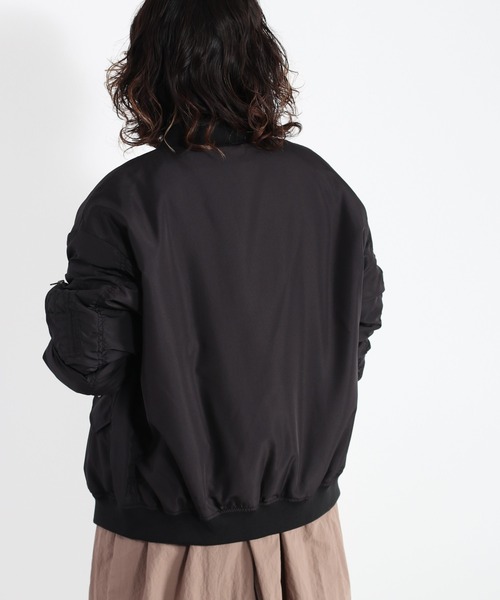 cepo(セポ)の「MA-1ジャケット(MA-1・レディース・ブラック/オリーブ・M)」の16枚目の写真