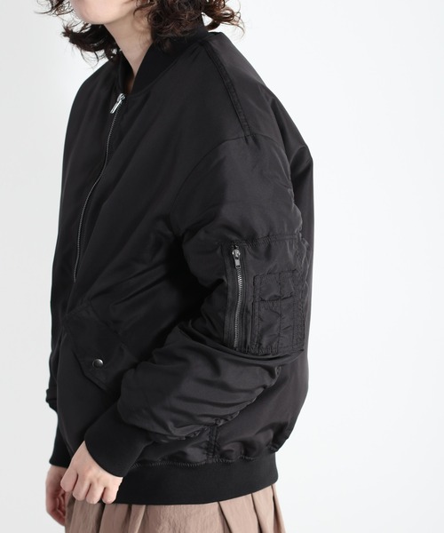 cepo(セポ)の「MA-1ジャケット(MA-1・レディース・ブラック/オリーブ・M)」の21枚目の写真